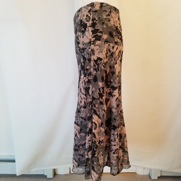 ✅911 NWT Axcess Mermaid Pink Black Pattern Skirt, sz.8, lined. - Picture 11 of 14